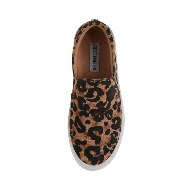 STEVEMADDEN ATHLETIC GILLS A LEOPARD TOP