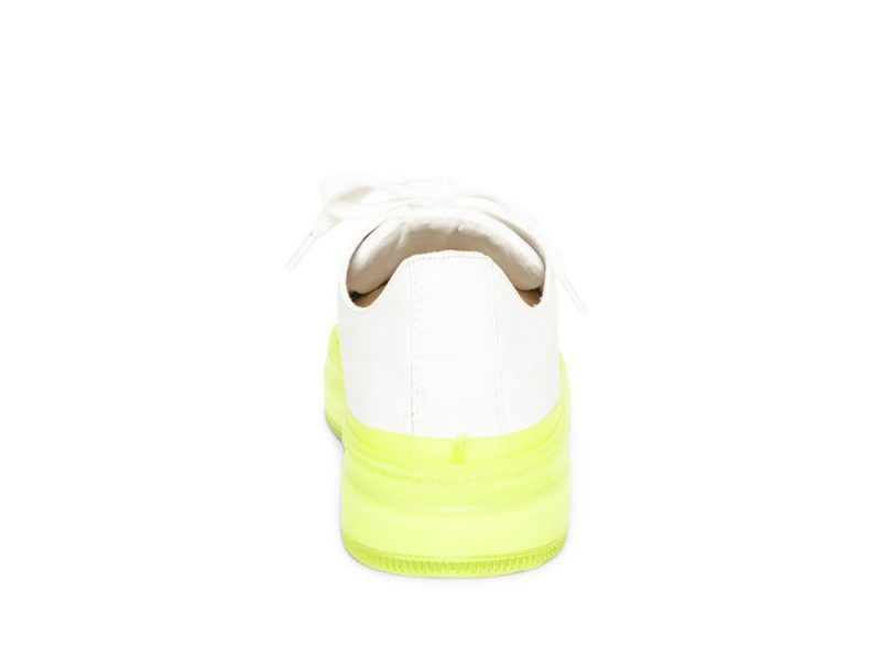 STEVEMADDEN ATHLETIC NEO YELLOW NEON BACK