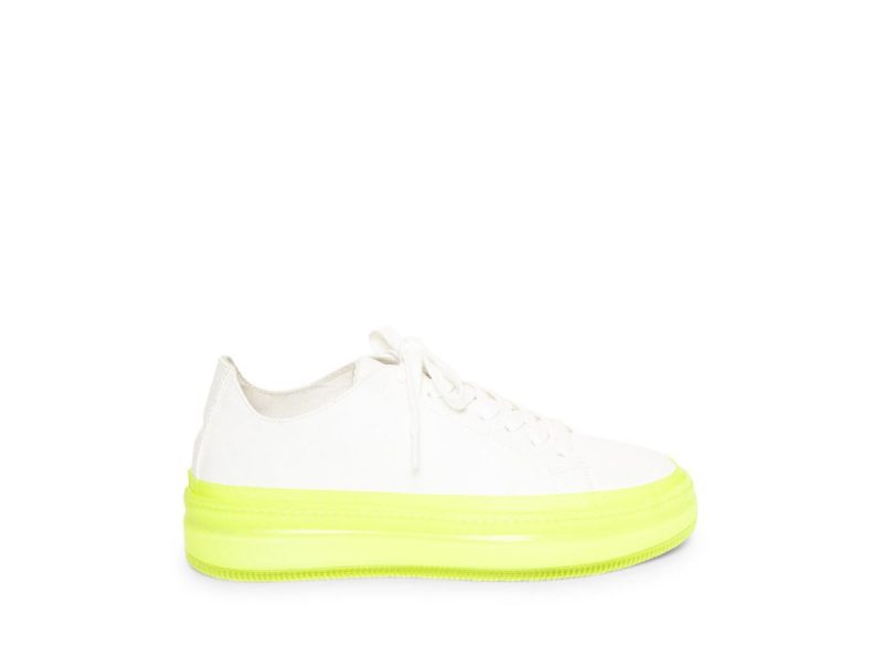 STEVEMADDEN ATHLETIC NEO YELLOW NEON SIDE