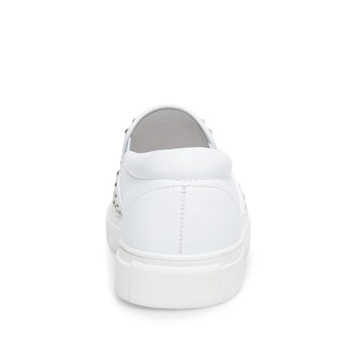 STEVEMADDEN ATHLETIC TORIN WHITE WITH STUDS BACK