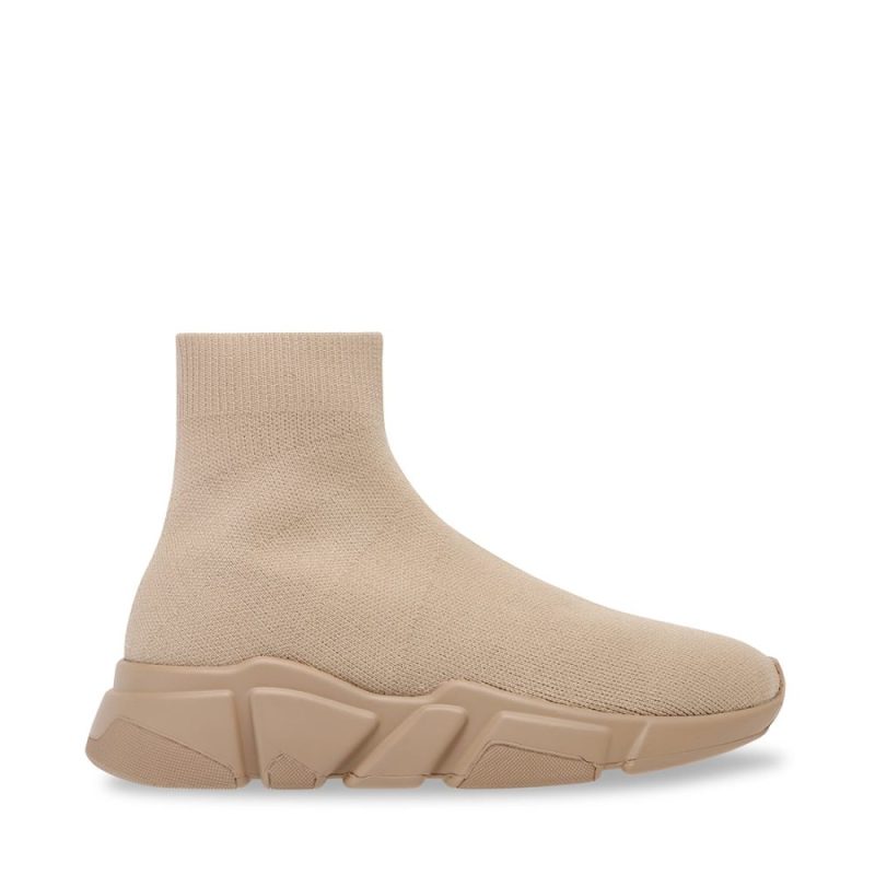 STEVEMADDEN BOOTIES GAMETIME SAND SIDE