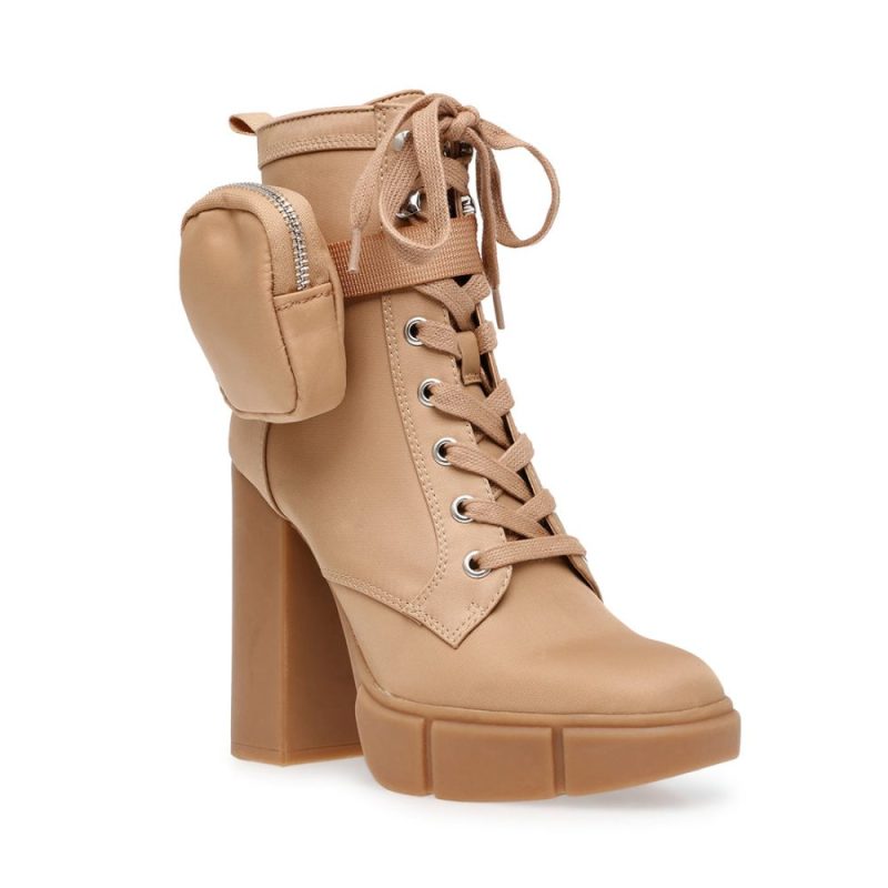 STEVEMADDEN BOOTIES HERRICK TAN