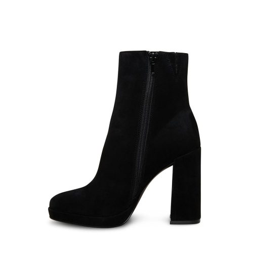 STEVEMADDEN BOOTIES MAIN BLACK SUEDE INSIDE