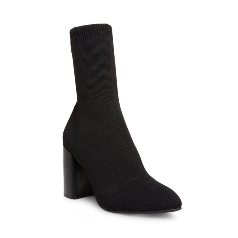 STEVEMADDEN BOOTIES TRENT BLACK