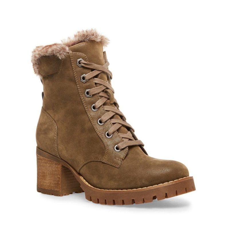 STEVEMADDEN BOOTS COMFORT OLIVE