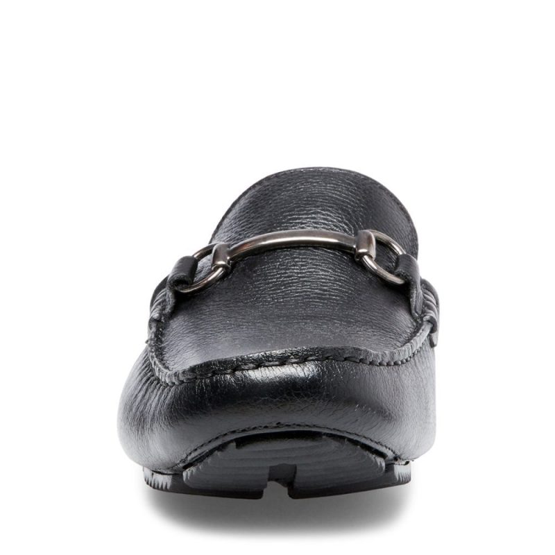 STEVEMADDEN CASUAL BRIMLEY BLACK LEATHER FRONT