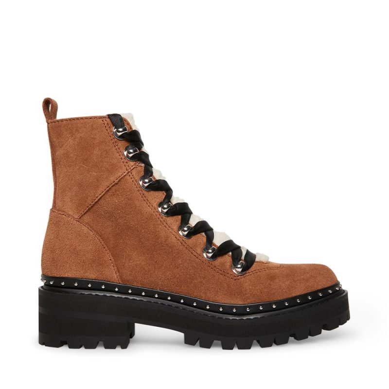 STEVEMADDEN CASUAL RAINIER CHESTNUT SUEDE SIDE