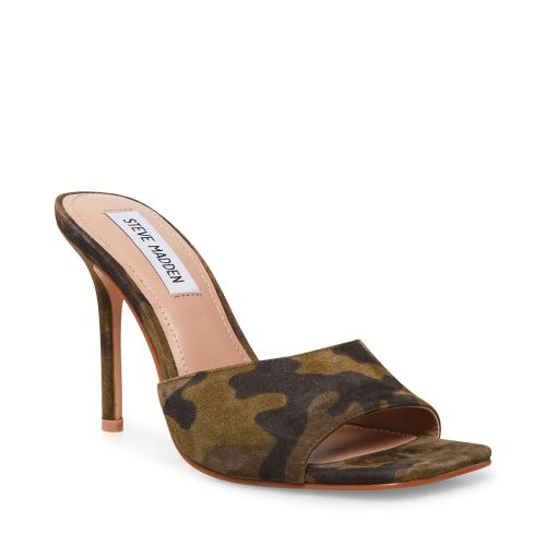 STEVEMADDEN DRESS SIGNAL CAMO SUEDE