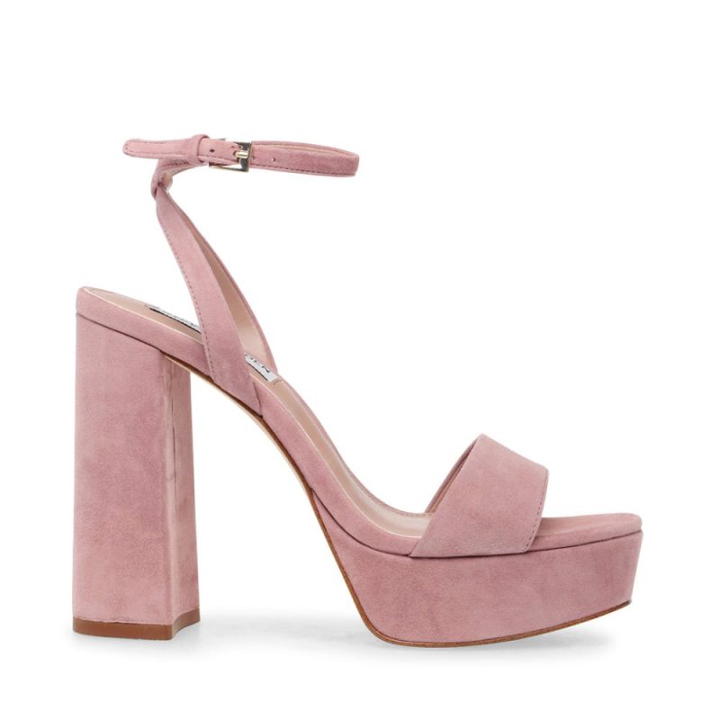 STEVEMADDEN INTL LESSA BLUSH SUEDE SIDE