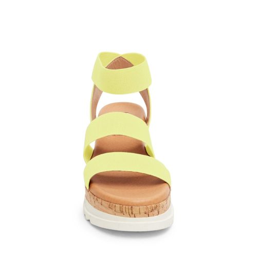 STEVEMADDEN SANDALS BANDI YELLOW FRONT 1