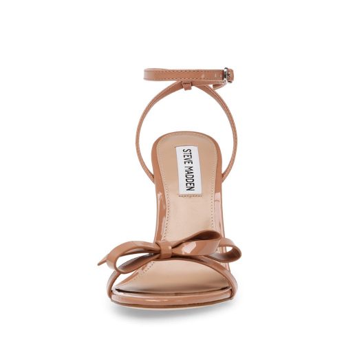 STEVEMADDEN SANDALS BRADSHAW BRAD DK BLUSH PATENT FRONT