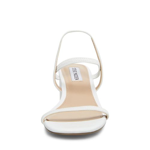 STEVEMADDEN SANDALS INESSA WHITE FRONT