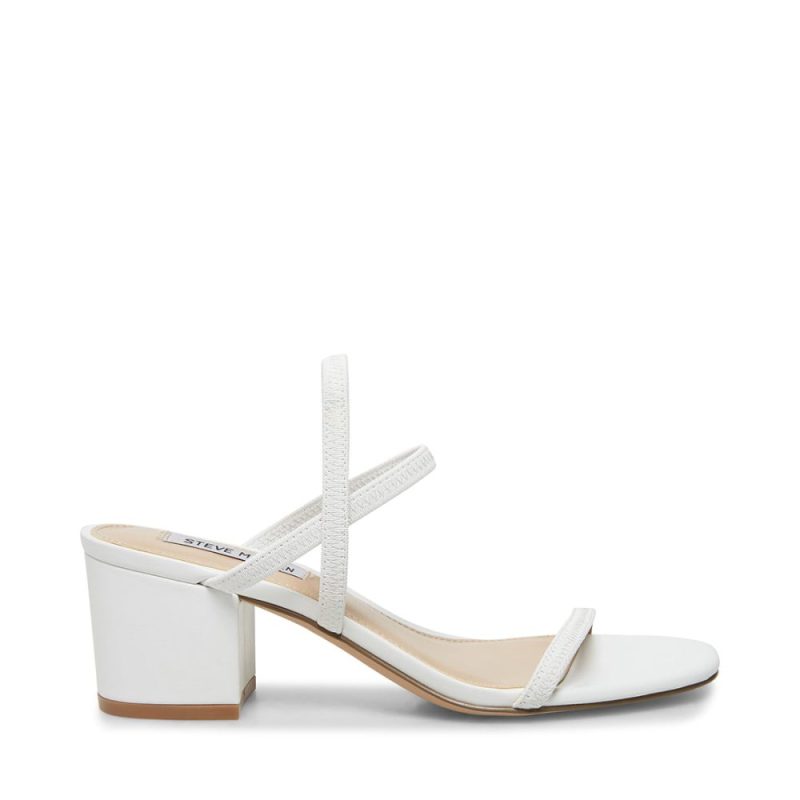 STEVEMADDEN SANDALS INESSA WHITE SIDE