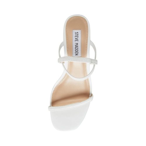 STEVEMADDEN SANDALS INESSA WHITE TOP