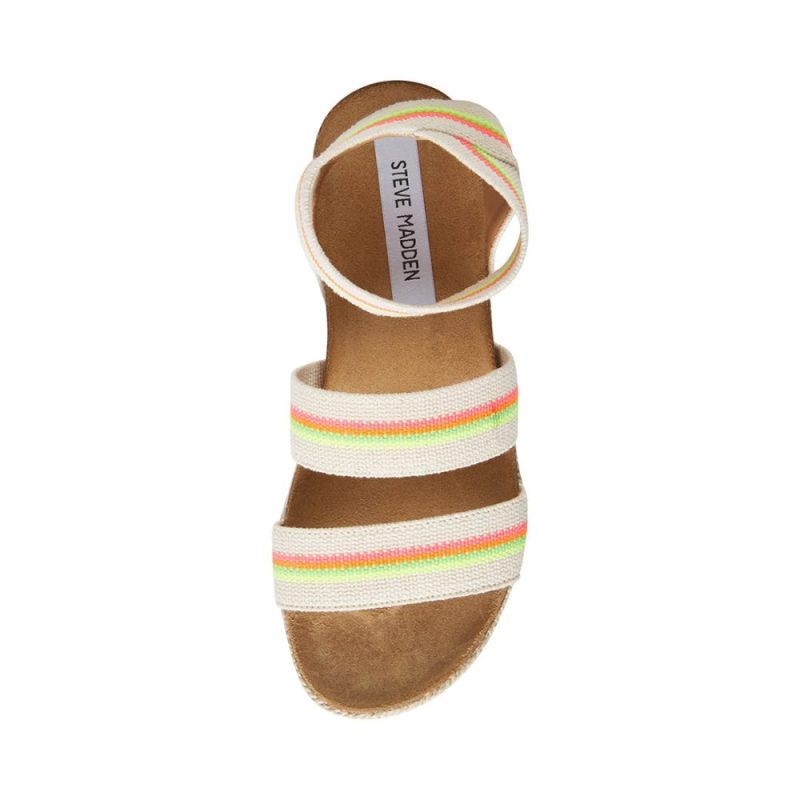 STEVEMADDEN SANDALS KIMMIE BRIGHT MULTI TOP 1