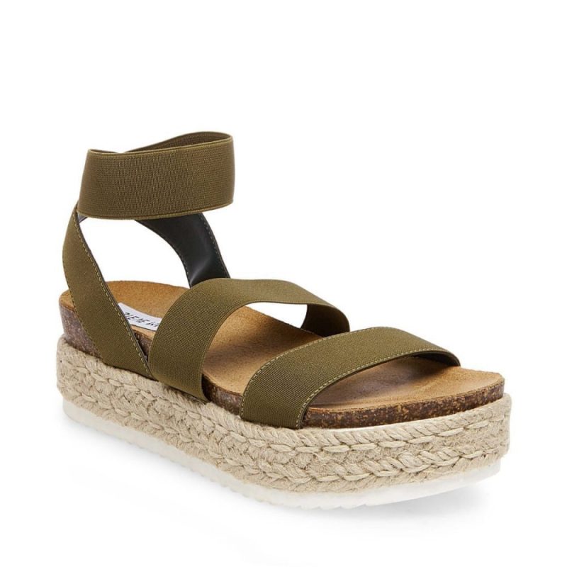 STEVEMADDEN SANDALS KIMMIE OLIVE