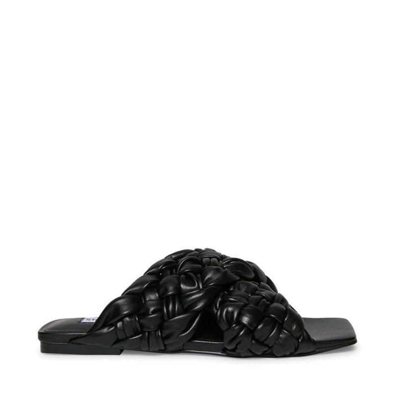 STEVEMADDEN SANDALS MARINA BLACK SIDE