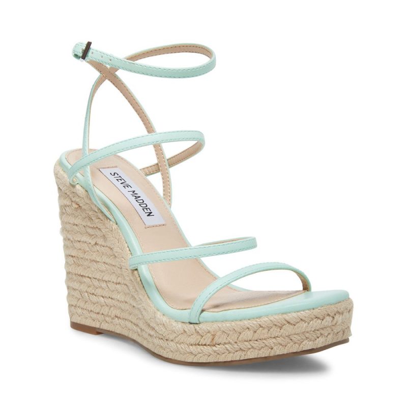 STEVEMADDEN SANDALS NYLA MINT GREEN