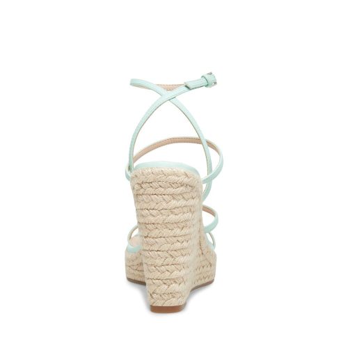 STEVEMADDEN SANDALS NYLA MINT GREEN BACK