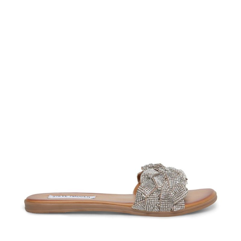 STEVEMADDEN SANDALS PHRAYA RHINESTONE SIDE