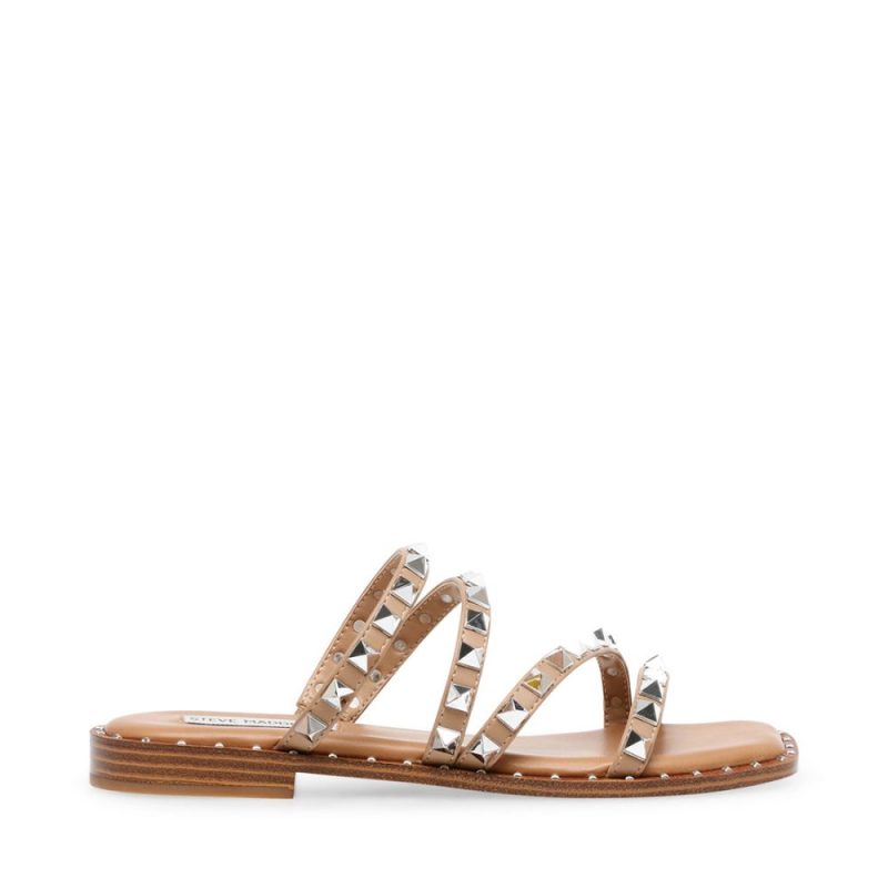 STEVEMADDEN SANDALS SKYLER TAN SIDE