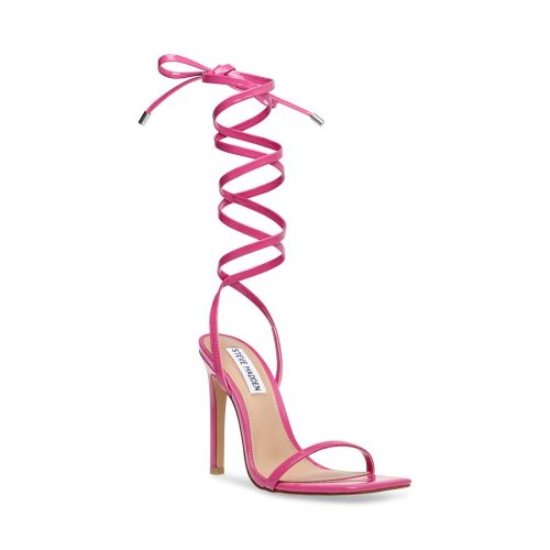 STEVEMADDEN SANDALS UPLIFT HOT PINK PATENT