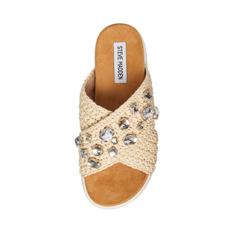 STEVEMADDEN SHOES AMANDY NATURAL MULTI TOP