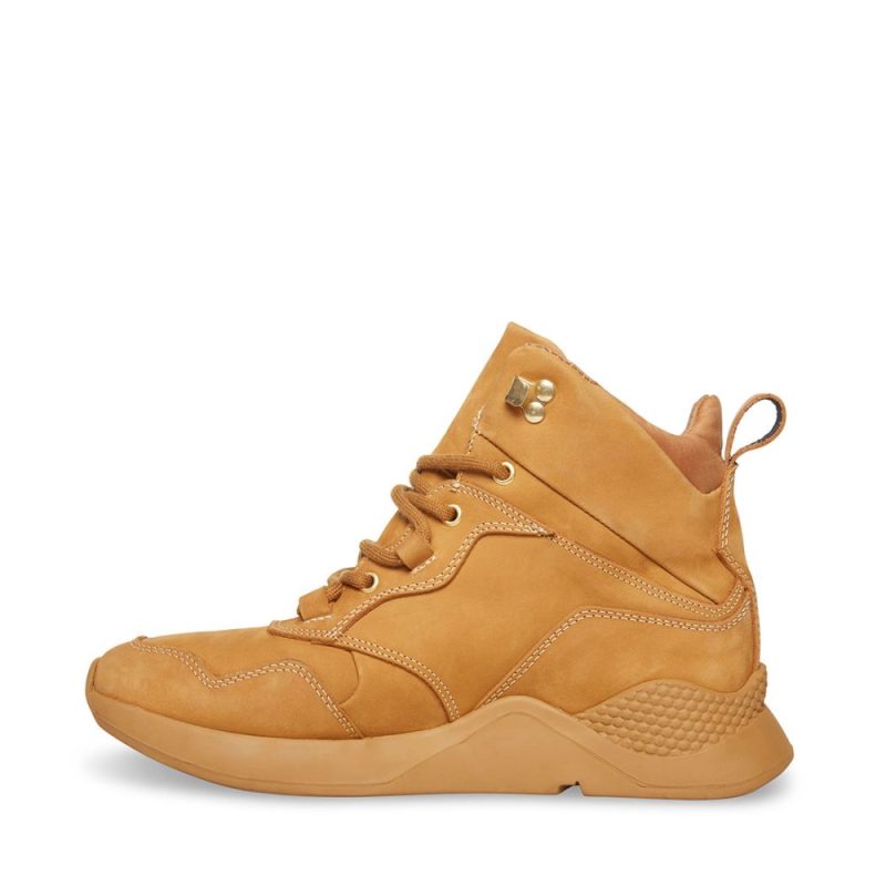 STEVEMADDEN SHOES BRIM WHEAT NUBUCK INSIDE