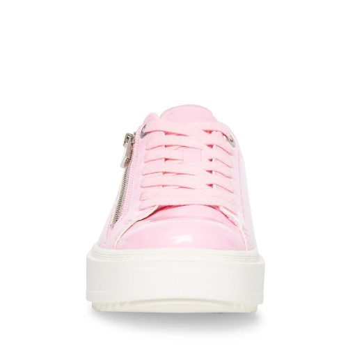 STEVEMADDEN SHOES CATCHME PINK PATENT FRONT