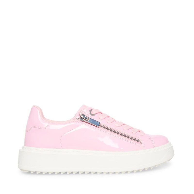 STEVEMADDEN SHOES CATCHME PINK PATENT SIDE