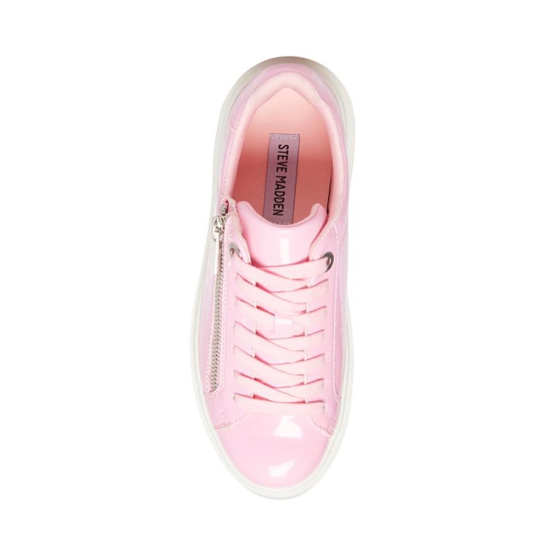 STEVEMADDEN SHOES CATCHME PINK PATENT TOP