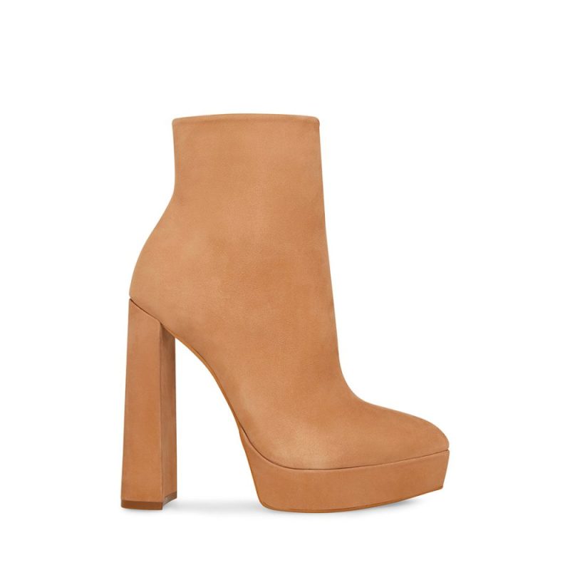 STEVEMADDEN SHOES DALINA TAN NUBUCK SIDE