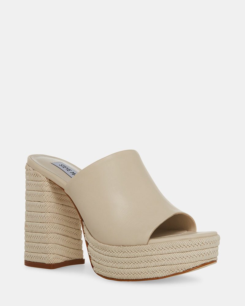 STEVEMADDEN SHOES DARBY BONE LEATHER