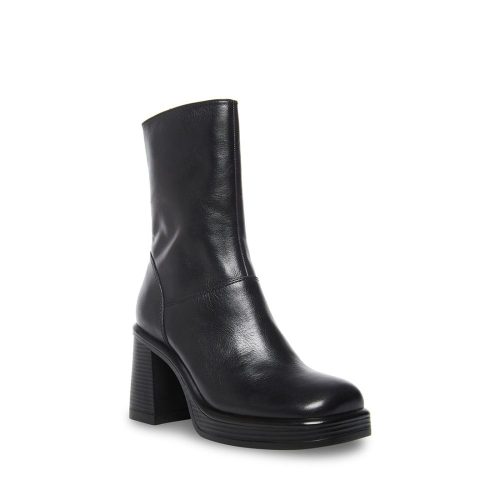 STEVEMADDEN SHOES FANTSIE BLACK LEATHER