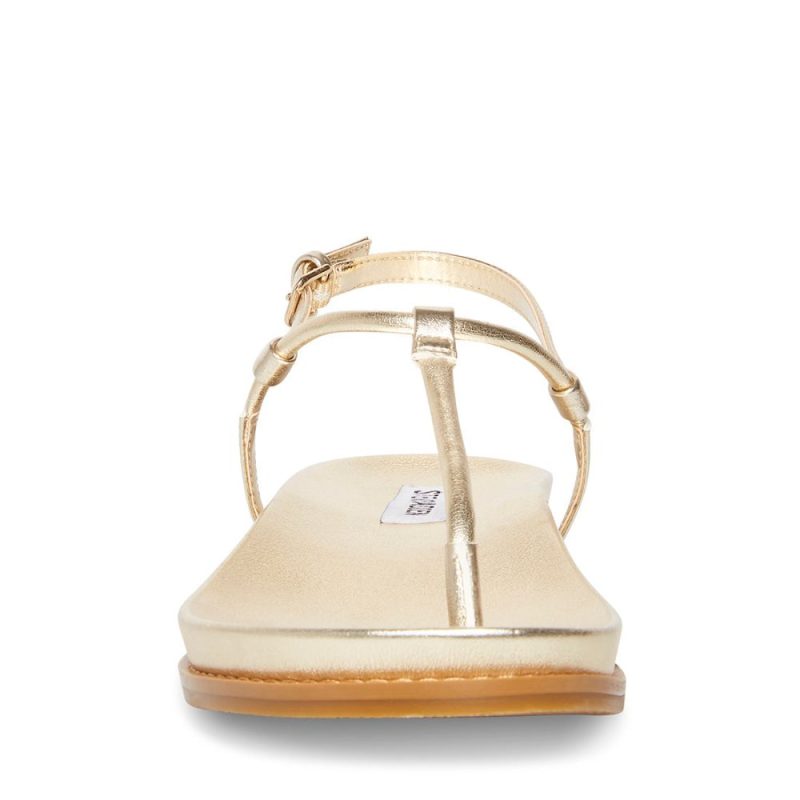 STEVEMADDEN SHOES FARA GOLD FRONT