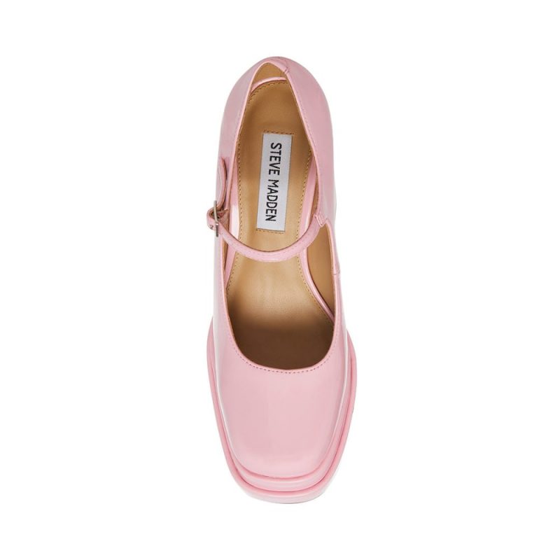 STEVEMADDEN SHOES GABRIELLE PINK PATENT TOP