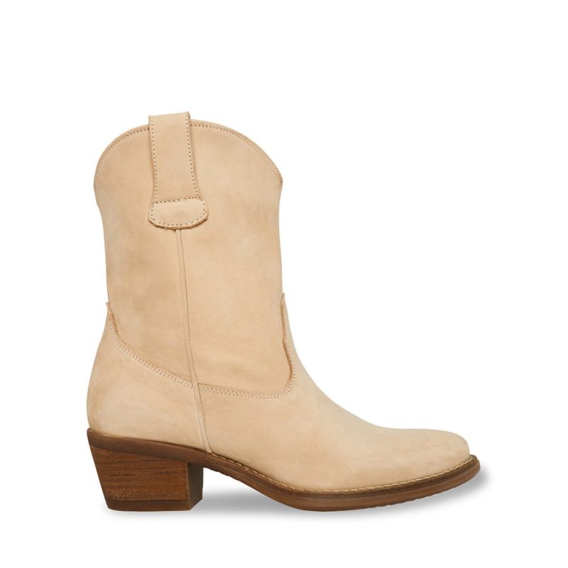 STEVEMADDEN SHOES HARMONY SAND NUBUCK SIDE