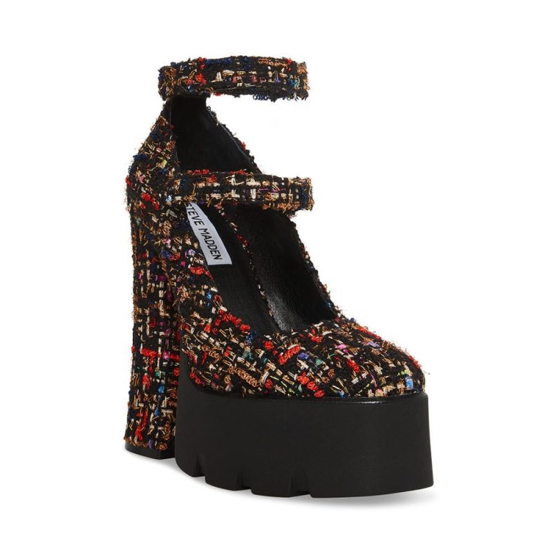 STEVEMADDEN SHOES HARUKO BLACK MULTI