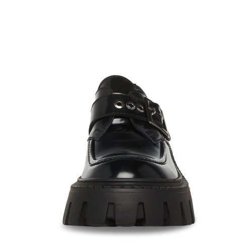 STEVEMADDEN SHOES HENNA BLACK BOX FRONT