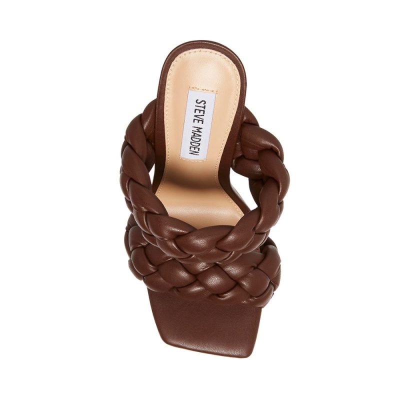 STEVEMADDEN SHOES KENLEY BROWN TOP 1