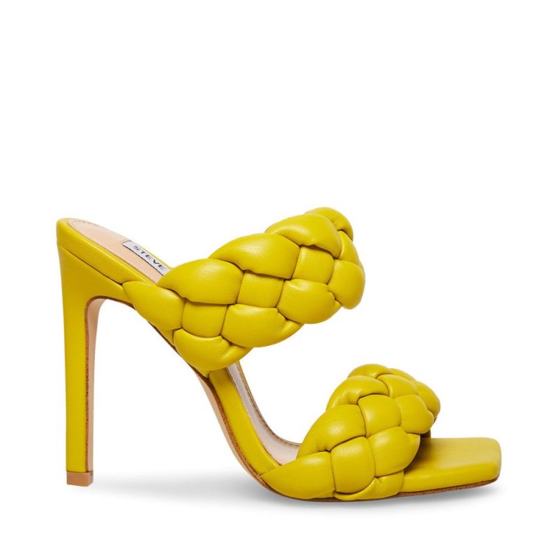 STEVEMADDEN SHOES KENLEY YELLOW SIDE