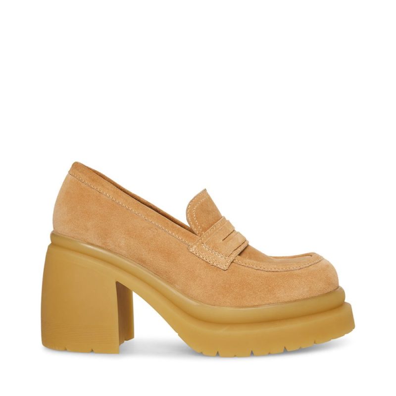 STEVEMADDEN SHOES LOUISE SAND SUEDE SIDE 1