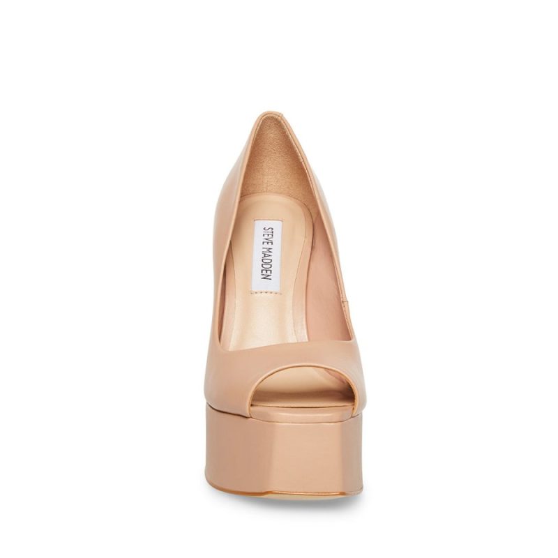 STEVEMADDEN SHOES LUST BLUSH LEATHER FRONT