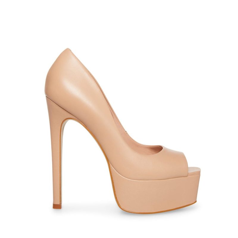 STEVEMADDEN SHOES LUST BLUSH LEATHER SIDE