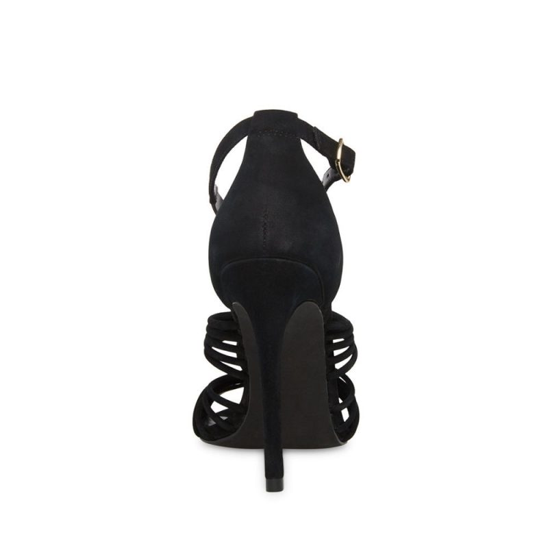 STEVEMADDEN SHOES LYDIA BLACK NUBUCK BACK