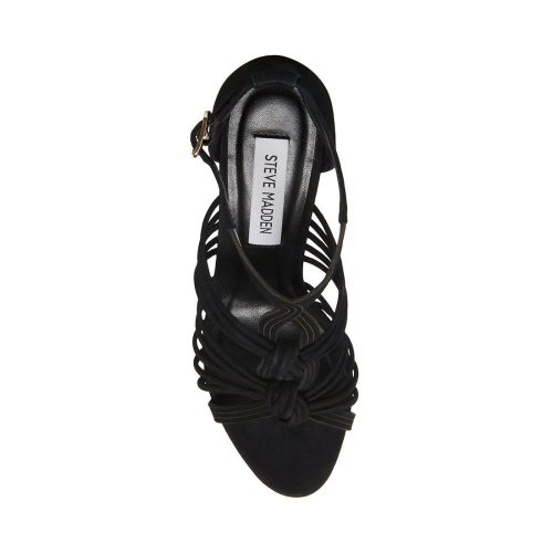 STEVEMADDEN SHOES LYDIA BLACK NUBUCK TOP