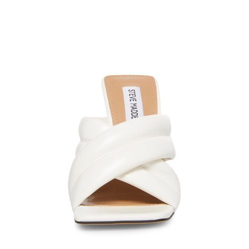 STEVEMADDEN SHOES LYRIC WHITE FRONT