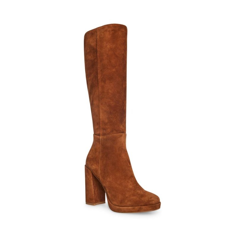 STEVEMADDEN SHOES MARCELLO CHESTNUT SUEDE