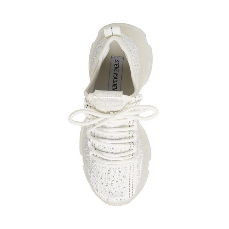 STEVEMADDEN SHOES MAXIMA P WHITE TOP