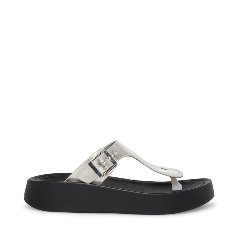 STEVEMADDEN SHOES PACE SILVER SIDE